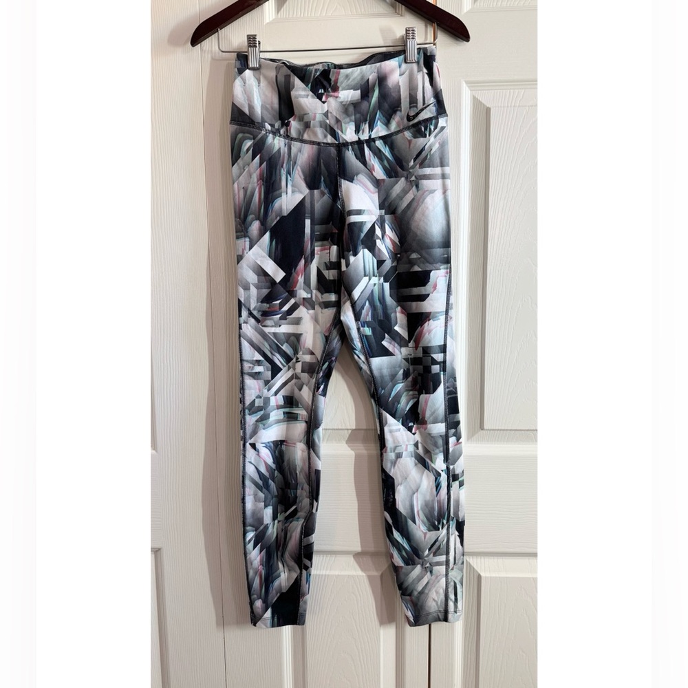 Nike Power Legend Training Leggings  Multicolor Hi Rise Full Length M